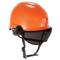 Skullerz By Ergodyne 8974V Anti-Fog Smoke Lens Orange Class E Safety Helmet with Visor 8974V